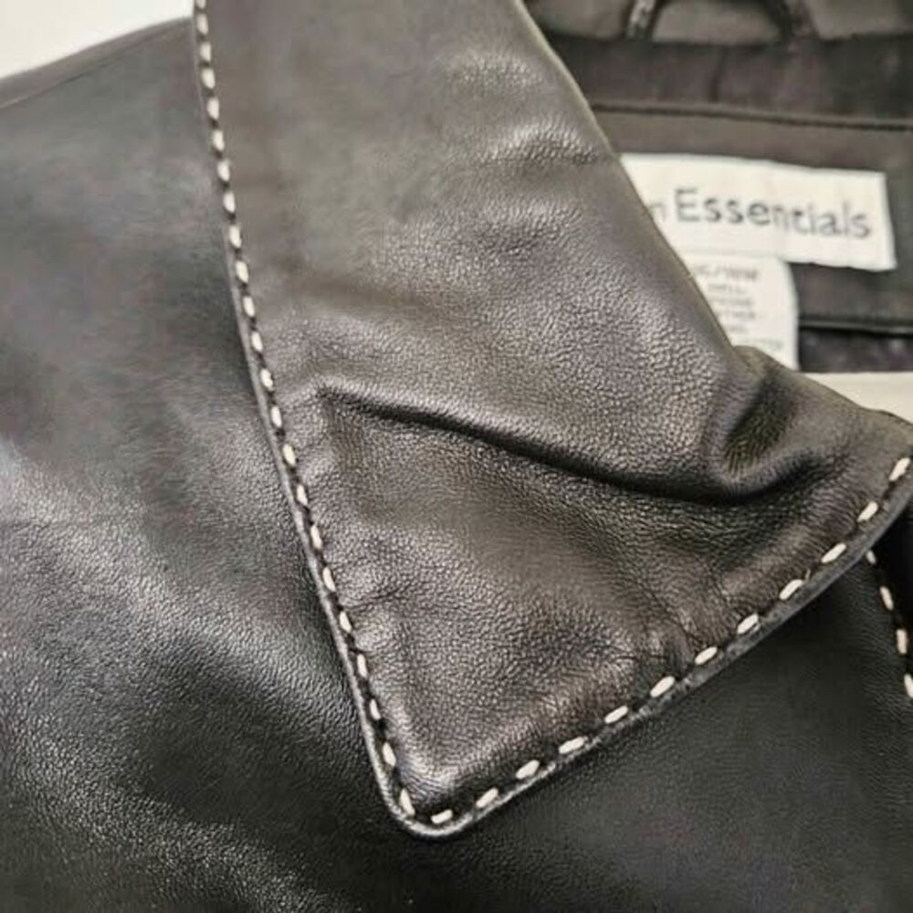 Modern Essentials Leather Jacket Women’s 16/18W Black Y2K
